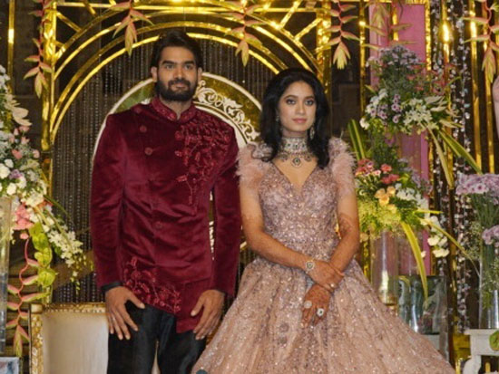 Celebs at kartikeya Lohita Wedding Reception in Hyderabad